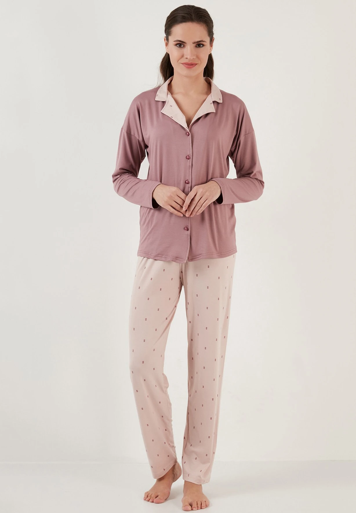 LELA Soft Touch - Pyjama - Powder Pink 3 LELA Soft Touch - Pyjama - Powder Pink