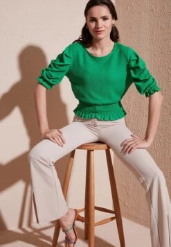 LELA Blouse - Green -Lela eb7ab6aeacf54eb88b88775c9426c1c7