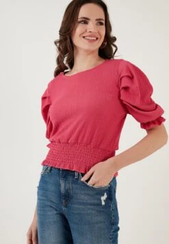 LELA Blouse - Fuchsia