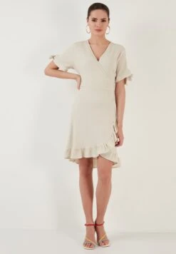 LELA Regular Fit - Jurk - Stone