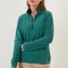 LELA Slim Fit - Fleece Trui - Light Green -Lela efd08800f0674dc386a5f26358dc3824