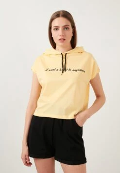 LELA Slim Fit - Hoodie - Yellow -Lela f3056f48accc4718b808db039904c90b