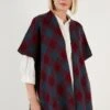 LELA Poncho - Dblue Bordeaux -Lela f3f8c3aa924143d1bd9fd271472c4623