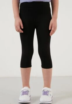 LELA Regular Fit T-Shirt And Leggins - Legging - Green -Lela f632d3105f9f4a688af3974bdf561b29