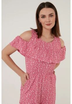 LELA Slim Fit - Jumpsuit - Fuchsia -Lela f833927a0154461ea40b5f930816aec3