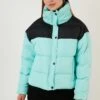 LELA Regular Fit - Winterjas - Black/Mint -Lela fae089eea96941e994bfccceda045569