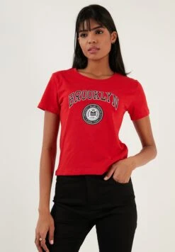 LELA T-Shirt Print - Red